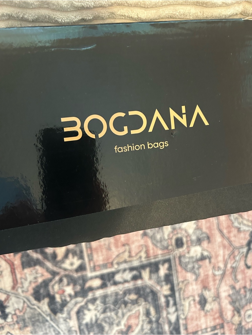 BOGDANA Urban Luxe Tot chocolate brown genuine Leather Tote with Silver Hardware - Picture 8 of 8